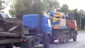 ПДД РБ. Буксировка седельного тягача с полуприцепом на жесткой сцепке