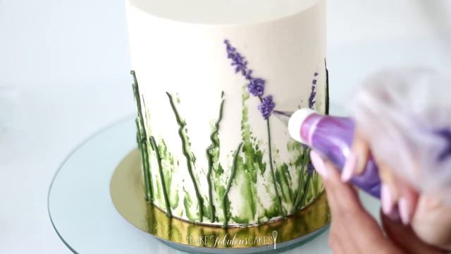 How to make Buttercream Lavender Flowers смотреть онлайн