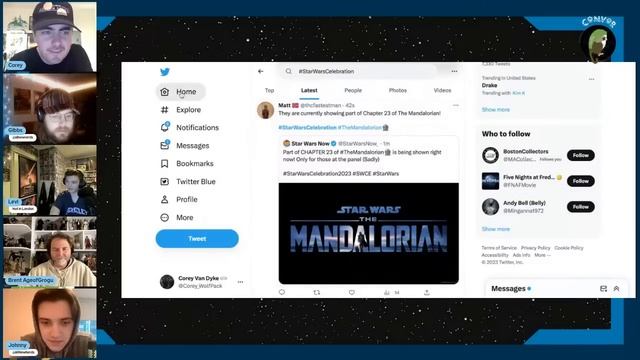 Star Wars Celebration Europe 2023 Lucasfilm’s Studio Showcase REACTION STREAM смотреть онлайн