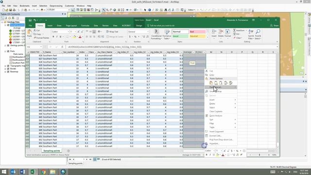 Edit with MS Excel tool tutorial | XTools Pro, extension for ArcGIS Desktop смотреть онлайн
