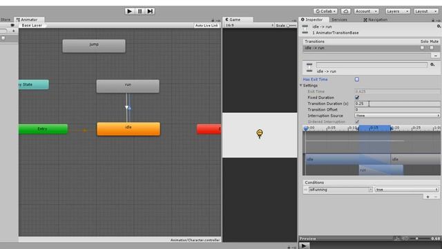 HOW TO MAKE ANIMATION TRANSITIONS - UNITY TUTORIAL смотреть онлайн
