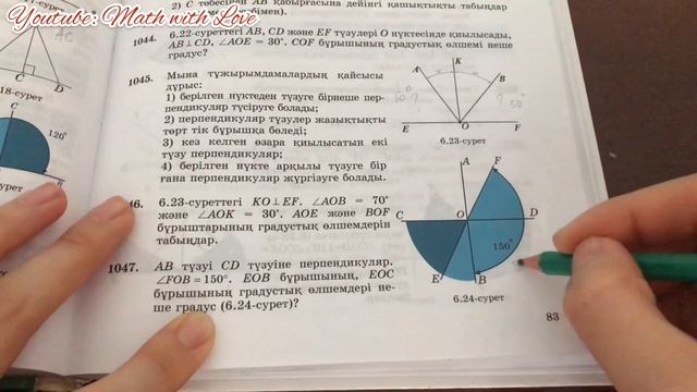 Математика 6 сынып: 6.2. Перпендикуляр түзулер. Параллель кесінділер смотреть онлайн