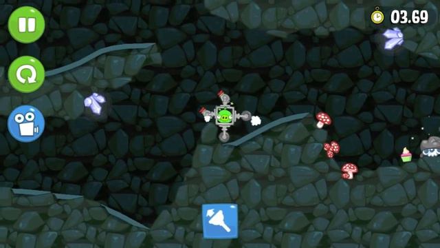 Bad Piggies Bonus Level 2-IV Rise and swine 3 STARS Walkthrough [HD] смотреть онлайн