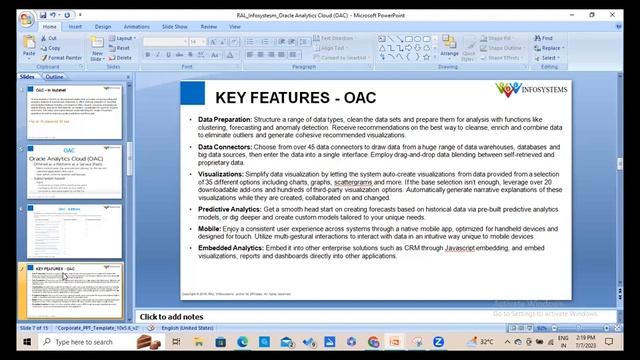 Oracle Analytics Cloud (OAC) -- Overview , Features and Components смотреть онлайн