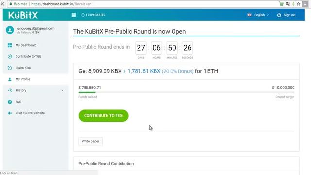 Hướng dẫn đang ký tham gia TGE dự án KubitX смотреть онлайн
