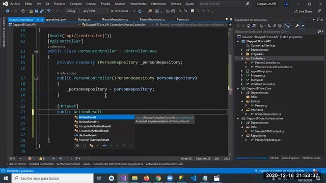 Taller Virtual - Dapper con NET CORE смотреть онлайн
