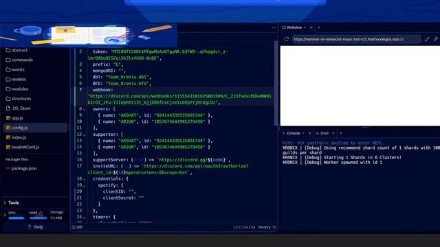 How to Make a Discord Music Bot v21 | Kronix смотреть онлайн