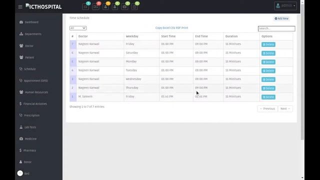ICTHospital Scheduling | An Advance Hospital Management System смотреть онлайн