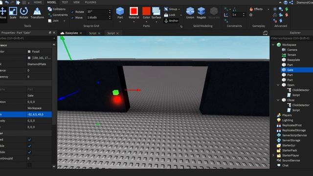 How To Make Animated Door (Roblox Scripting) смотреть онлайн