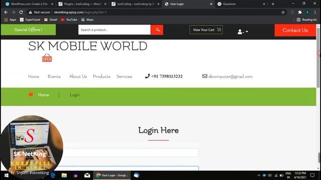 wordpress vs html css javascript|| WordPress vs HTML and core php смотреть онлайн
