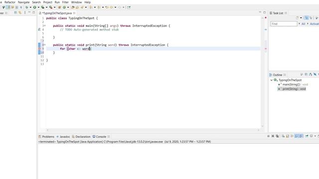 Typing on the Spot Illusion in Java - Simple and Efficient смотреть онлайн