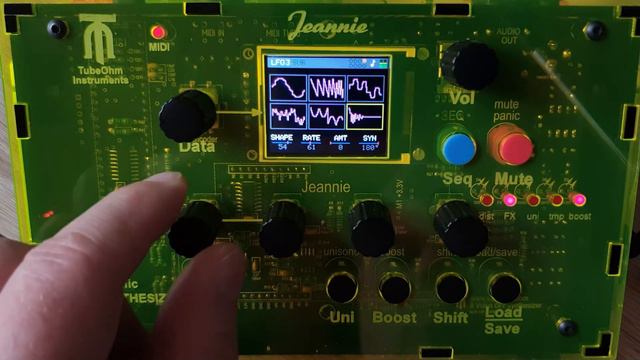 Jeannie Polyhonic DIY Synthesizer Part 17: LFO3 AMP modulation смотреть онлайн