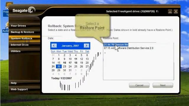 FreeAgent Pro System Rollback - Roll Back your Computer to a Restore Point смотреть онлайн