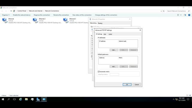 Использование нескольких сетевых интерфейсов (NIC) Windows Server 2016 смотреть онлайн