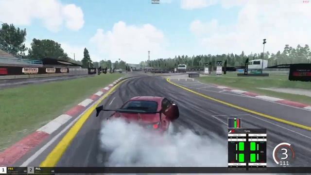Asetto Corsa 22 days of drifting Logitech g27 NO handbrake Pro VDC car, VDC 2022 map смотреть онлайн