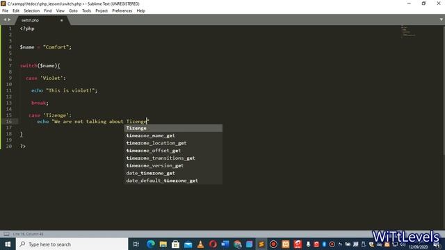 PHP switch statements - part 10 (7.0) смотреть онлайн