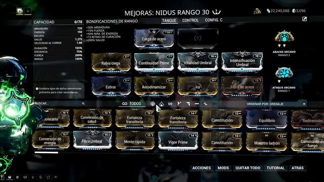 WARFRAME: NIDUS UMBRA 3 FORMAS TANQUE Y CONTROL - WARFRAME ESPAÑOL 2018 смотреть онлайн