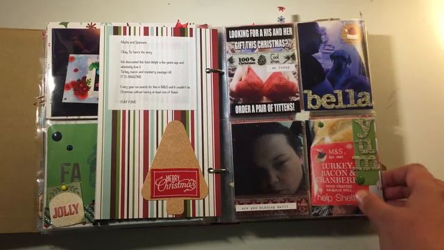 December Daily 2015 flip through/scrapbooking/simple stories/Ali Edwards/ Christmas/ document life смотреть онлайн