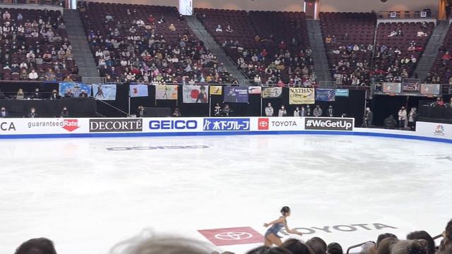 Satoko Miyahara 2021 Skate America short program fancam смотреть онлайн