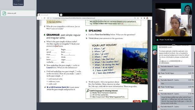 Freetalk English: Teacher Rachelle - Student: Phạm Thị Mỹ Ngọc смотреть онлайн
