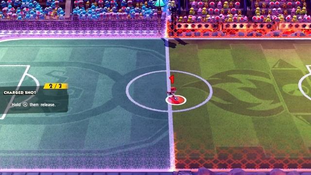 MARIO STRIKERS BATTLE LEAGUE Demo Look at Controls Then Moving & Shooting Tutorial смотреть онлайн