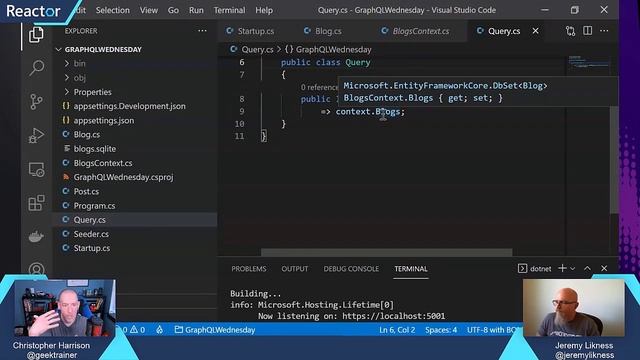 Web Wednesday: Blazor Web Apps using GraphQL and EF Core with Jeremy Likness | Web Wednesday смотреть онлайн
