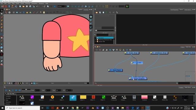 Toon Boom Harmony Tutorial | Steven Universe de CARTOON NETWORK- Rotación cuerpo 180 ° смотреть онлайн