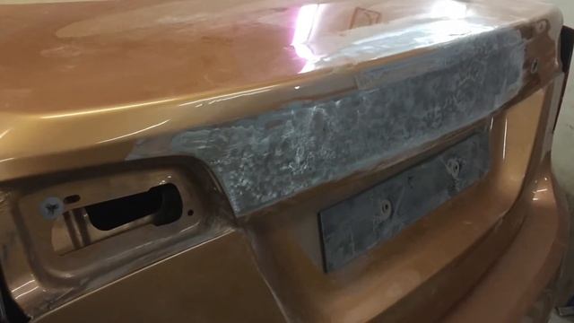 Ремонт крышки багажника Вольво S60 смотреть онлайн