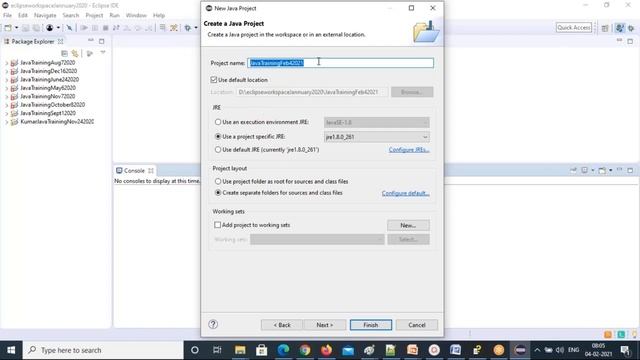 VIDEO#3Java EclipseIntroduction FirstjavaClassCreation FEB04 2021 смотреть онлайн
