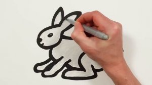 Рисуем фломастерами. Простой милый рисунок. Рисование для детей