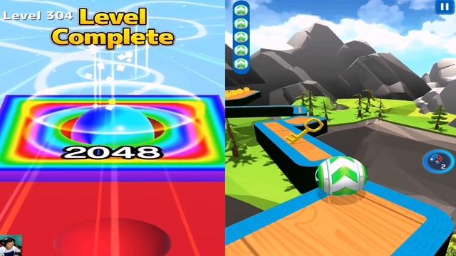 Sky Rolling Ball 3d | Ball Run 2048 - All Levels Gameplay Android,iOS - NEW BIG APK UPDATE Ball Run смотреть онлайн