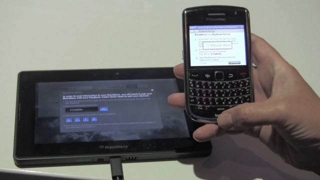 Poynt for BlackBerry - PlayBook / Smartphone Pairing Demo смотреть онлайн