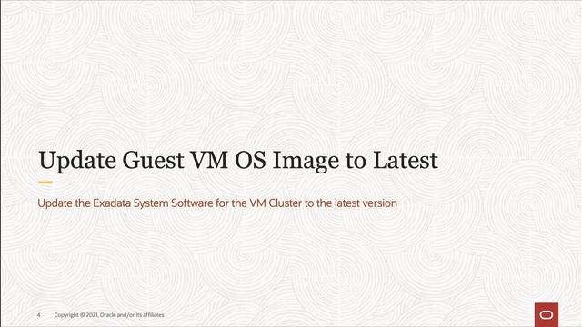 Updating Guest VM OS on Exadata Cloud At Customer смотреть онлайн