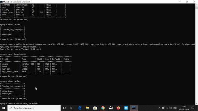 Creating Database | #MySQL | #DBMS | Full Program Implementation смотреть онлайн