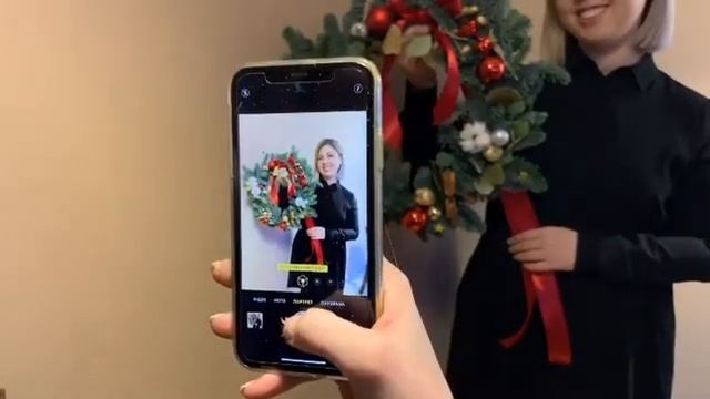 Мастер-класс «Венок на Рождество и Новый год» смотреть онлайн