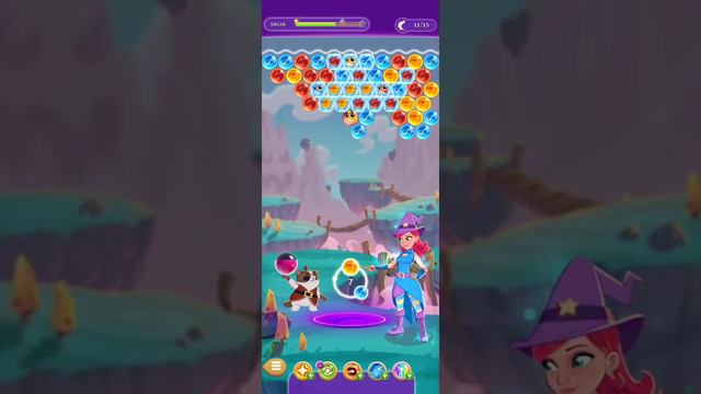 Bubble Witch saga3 level 651 to 660 game Throwing bubble 💎 🔴🔷️🔹️ смотреть онлайн