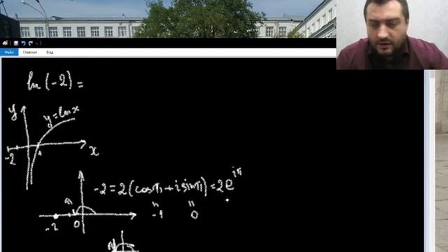 Логарифм отрицательного числа! ln(-2)=? смотреть онлайн
