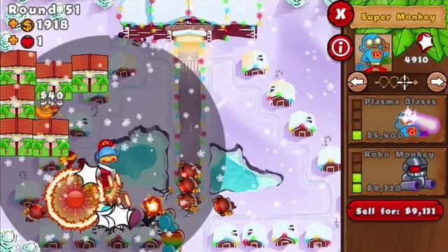 BTD5 - Mobile - Impoppable Mode - North Pole смотреть онлайн