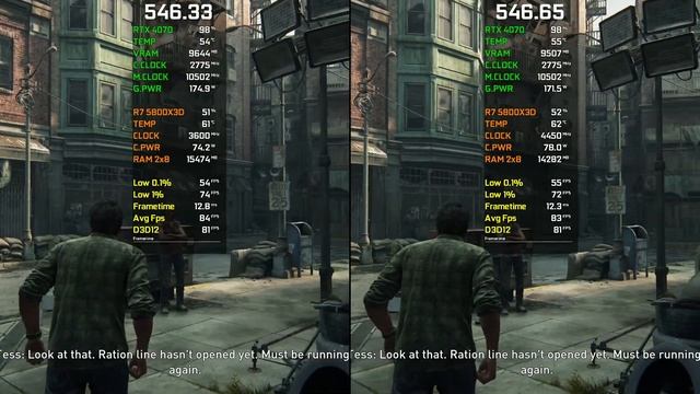 Nvidia Drivers (546.33 vs 546.65) RTX 4070 Test in 10 Games смотреть онлайн