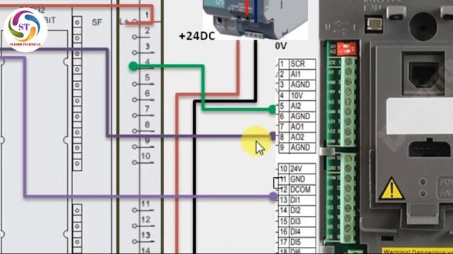 how to connection between ABB ACS 550 and seimens S7 300 plc. смотреть онлайн