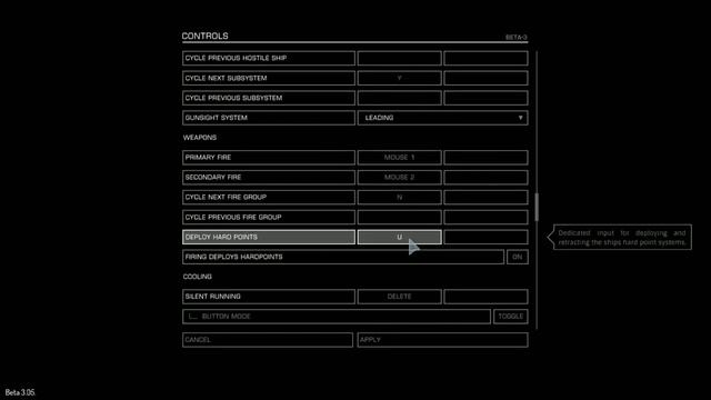 Elite Dangerous: Controls keyboard and mouse смотреть онлайн