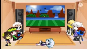 Undertale reacts to Fleetway Sonic Vs. Sonic.EXE COMPLETE| Read DISCRIPTION|