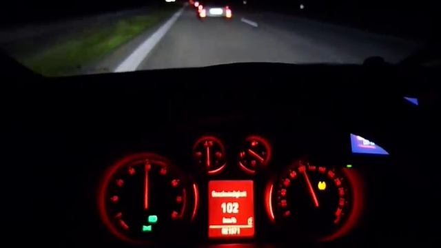 Opel Insignia OPC Nighttour 0-270 on german Autobahn смотреть онлайн