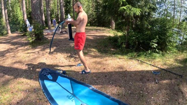 ?♂️ Обзор SUP Gladiator Pro 10,6- распаковка сапа
