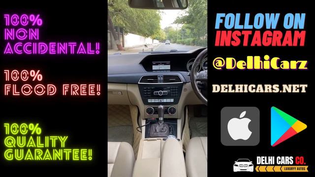 Used Mercedes Benz C220 2014 - DelhiCarz #mercedes #mercedesbenz #usedcars #delhi #luxurycars #benz