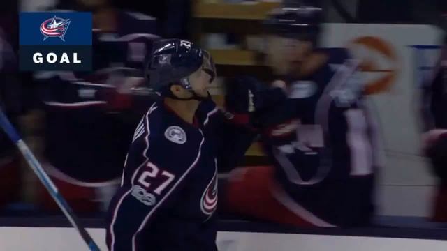Ассистентский хет-трик Панарина в дебюте за "Коламбус" / Panarin tallies three assists смотреть онлайн