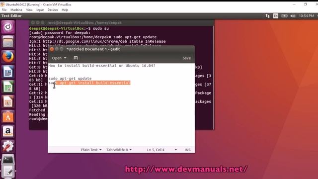 Installing Build essential on Ubuntu 16.04 смотреть онлайн
