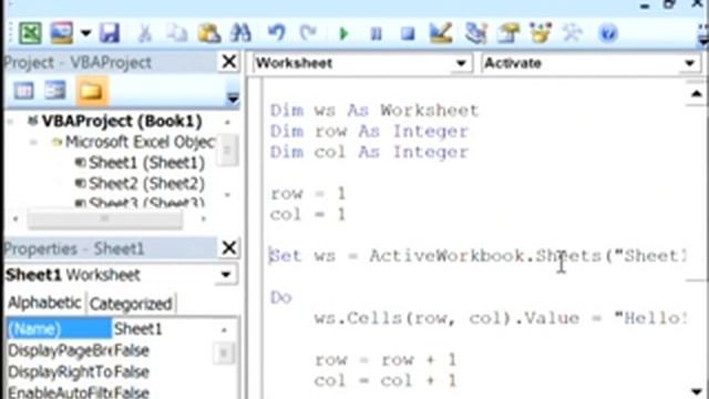 Microsoft Excel, SQL & Internet Tips : How to Use a Do-While Loop in Excel VBA смотреть онлайн