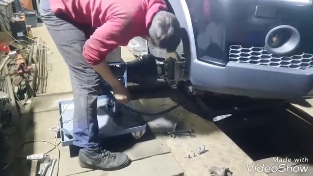 Проточка тормозных дисков без их снятия на Chevrolet Captiva 2008г. смотреть онлайн