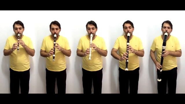 Harold Arlen - Over the Rainbow (Além do Arco-iris) - for recorder quintet смотреть онлайн